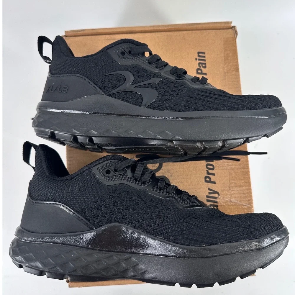 Gravity Defyer XLR8 Run Black Walking Shoes Womens 9‎ XW TB9034FBL-XW VersoCloud